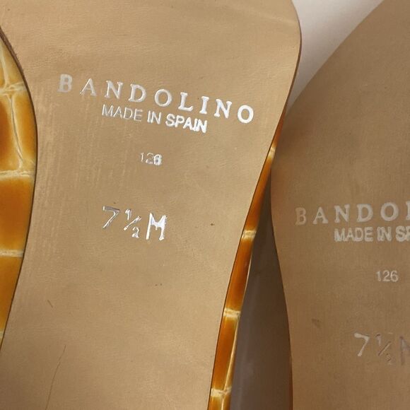 🦒🦒Unique Bandolino  Made in Spain Copper and White design!! - Picture 8 of 9